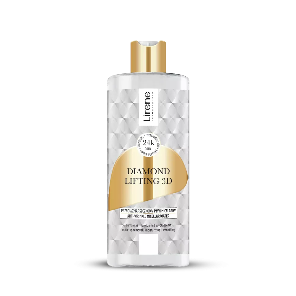 Diamond lifting 3D anti-wrinkle micellar water Lirene Ujë Micelar