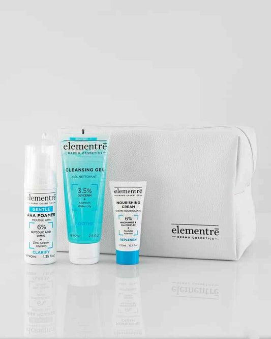 The Essentials Travel Set - Seti Esencial i Udhëtimit Elementrē dermo cosmetics Kit Trajtues