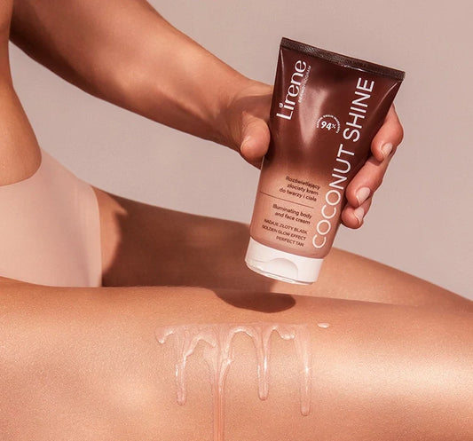 Linjë e re kozmetike për nxirje me ujë organik kokosi – Lirene Perfect Tan