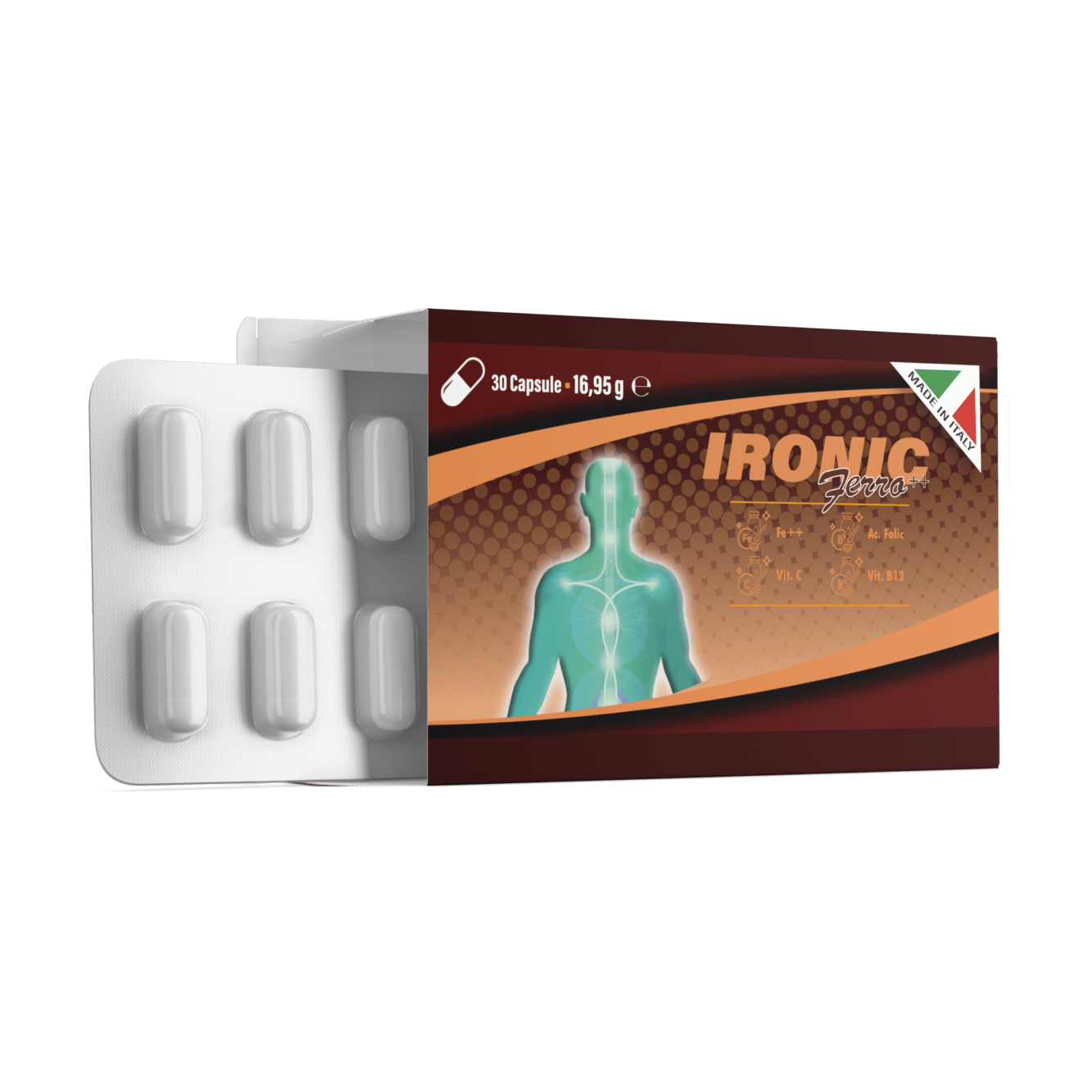 Kapsuala Ironic Ferro fe++ - Amar Pharma