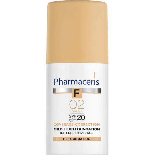 INTENSE COVERAGE SPF 20+ - SAND 02 Pharmaceris Fondatinë