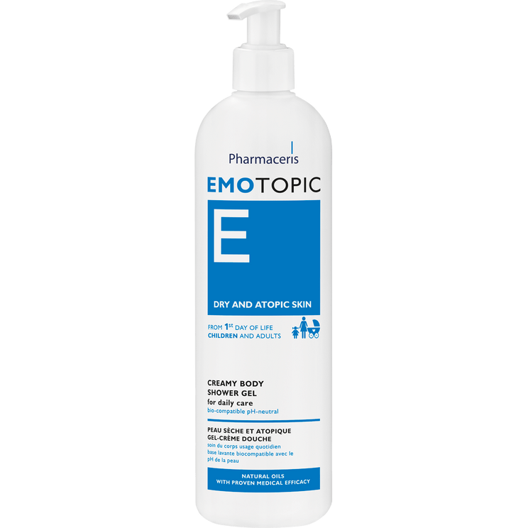 EMOTOPIC  EMOLLIENT WASH GEL for daily body care 400 ml