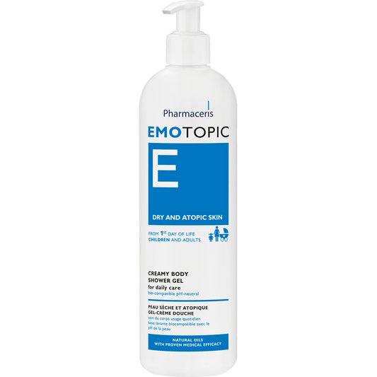 EMOTOPIC  EMOLLIENT WASH GEL for daily body care 400 ml