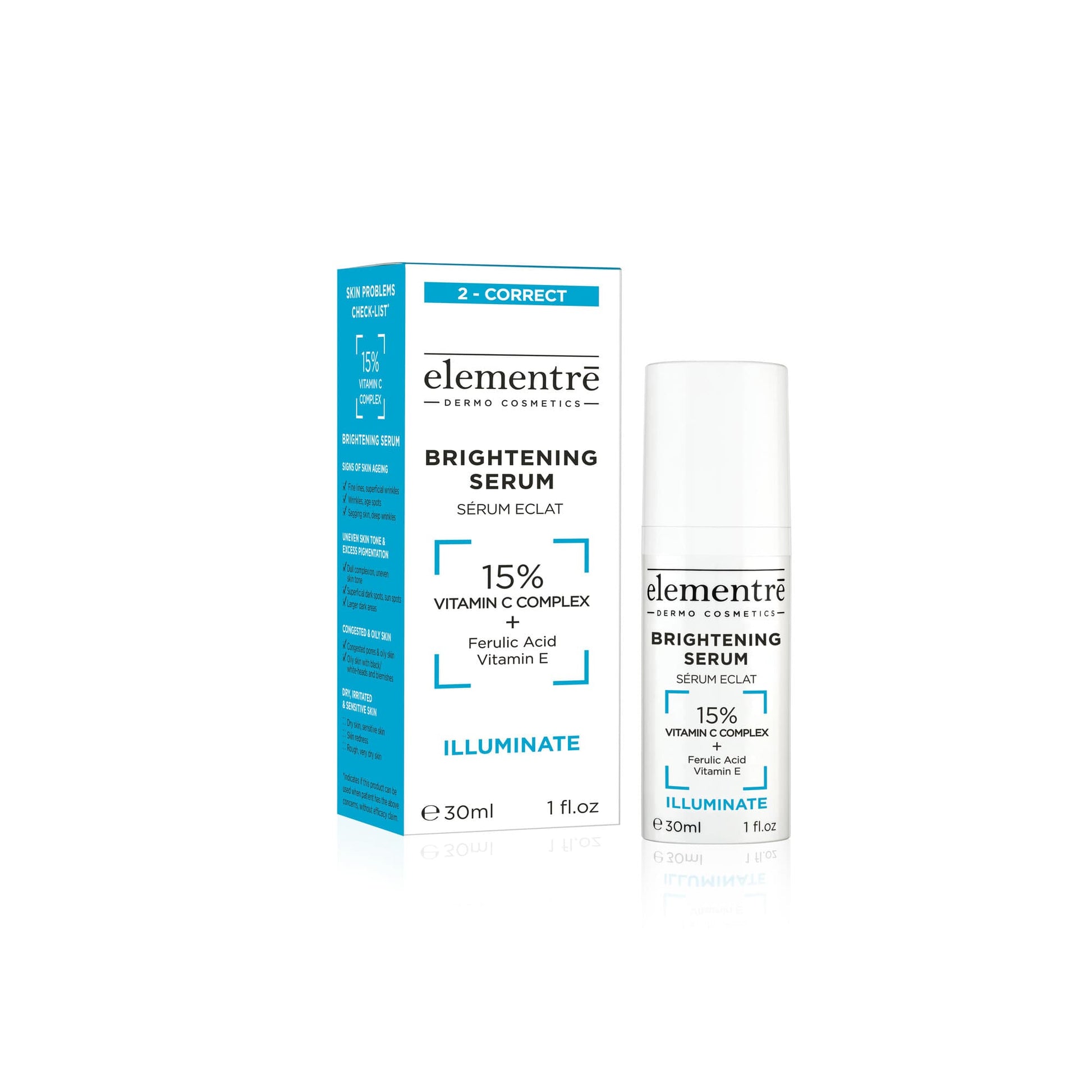15% Vitamin C Brightening Serum elementrē dermo cosmetics 2 - CORRECT