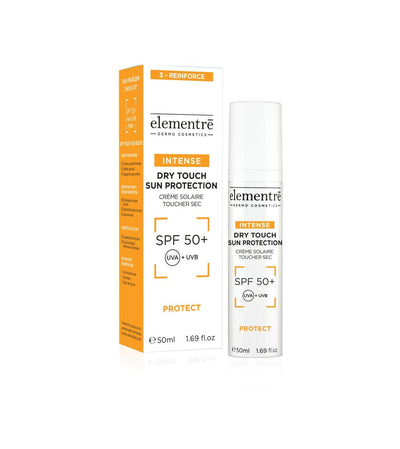 SPF 50+ Dry Touch Intense Sun Protection Cream elementrē dermo cosmetics
