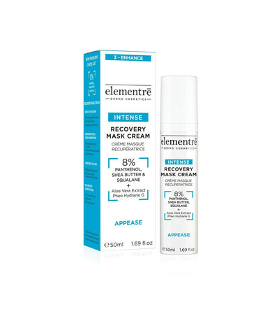 8% Panthenol, Shea Butter & Squalane Recovery Mask Cream elementrē dermo cosmetics 3 - ENHANCE