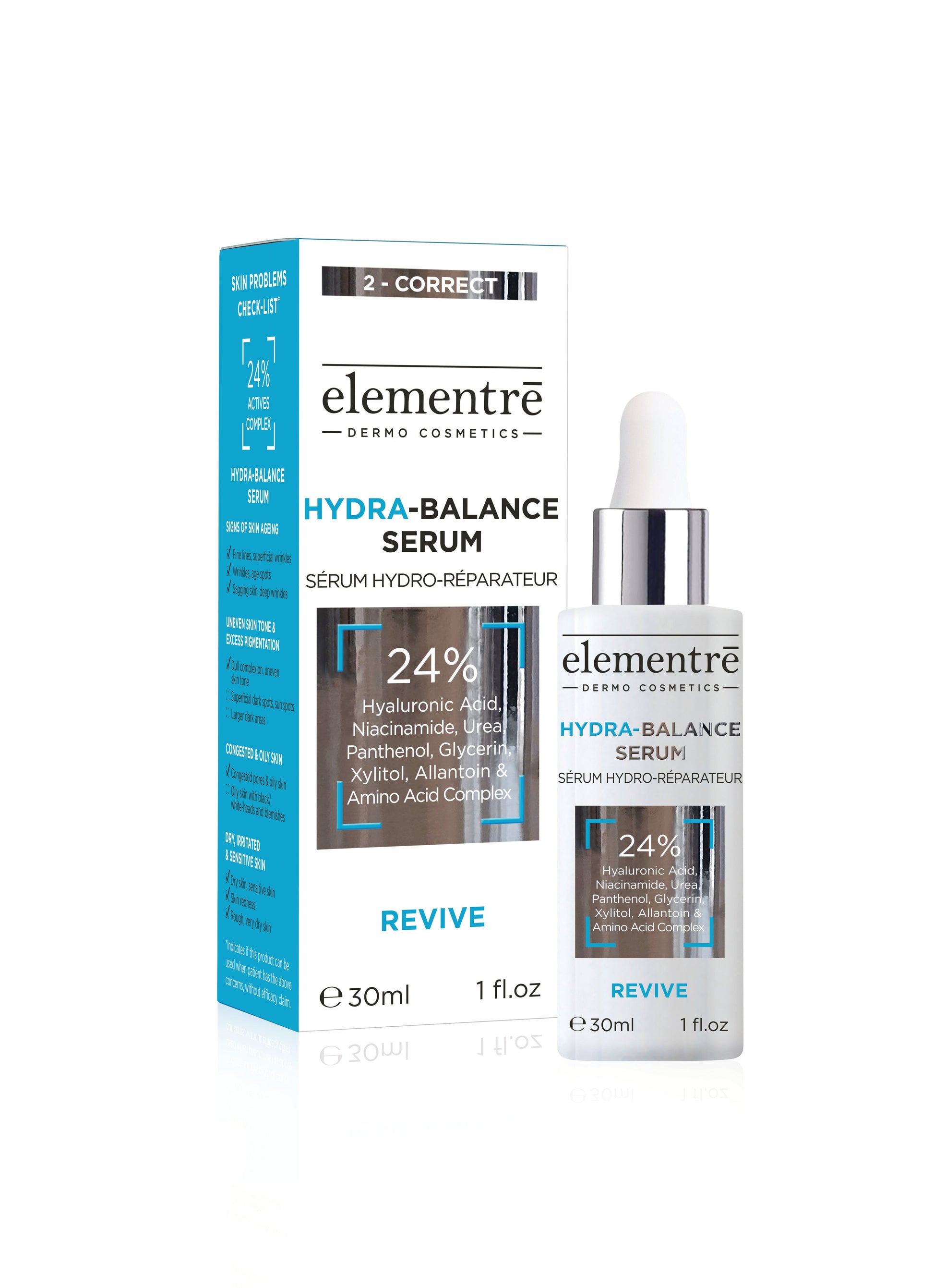 Hydra-Balance Serum - 24% Ultimate Hydrating & Appeasing Complex Elementrē dermo cosmetics