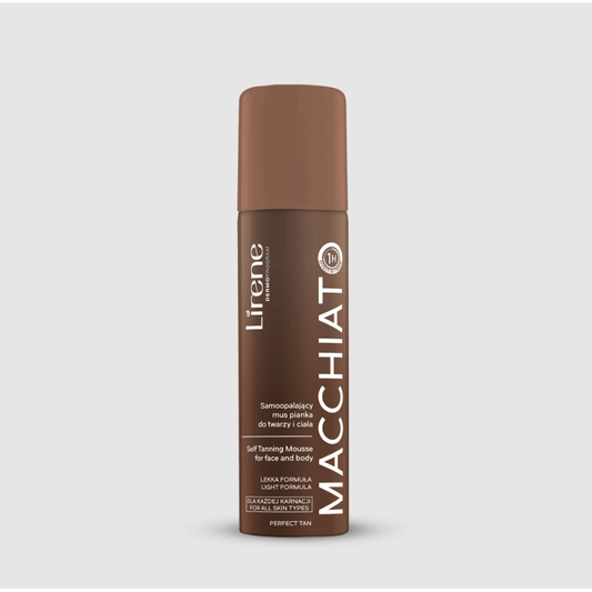 Lirene PERFECT TAN Self-tanning mousse foam for face and body MACCHIATO 150 ml