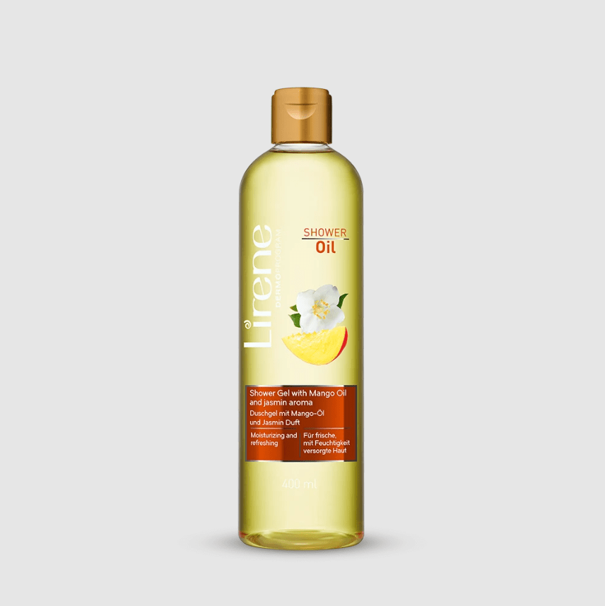 Lirene SHOWER OIL Deeply moisturizing shower gel MANGO OIL AND JASMIN 400 ml