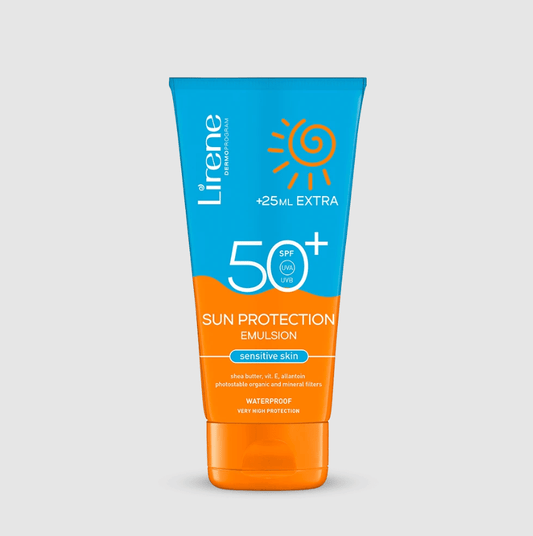 Lirene SUN Sun protection emulsion for sensitive skin SPF 50+ 175 ml