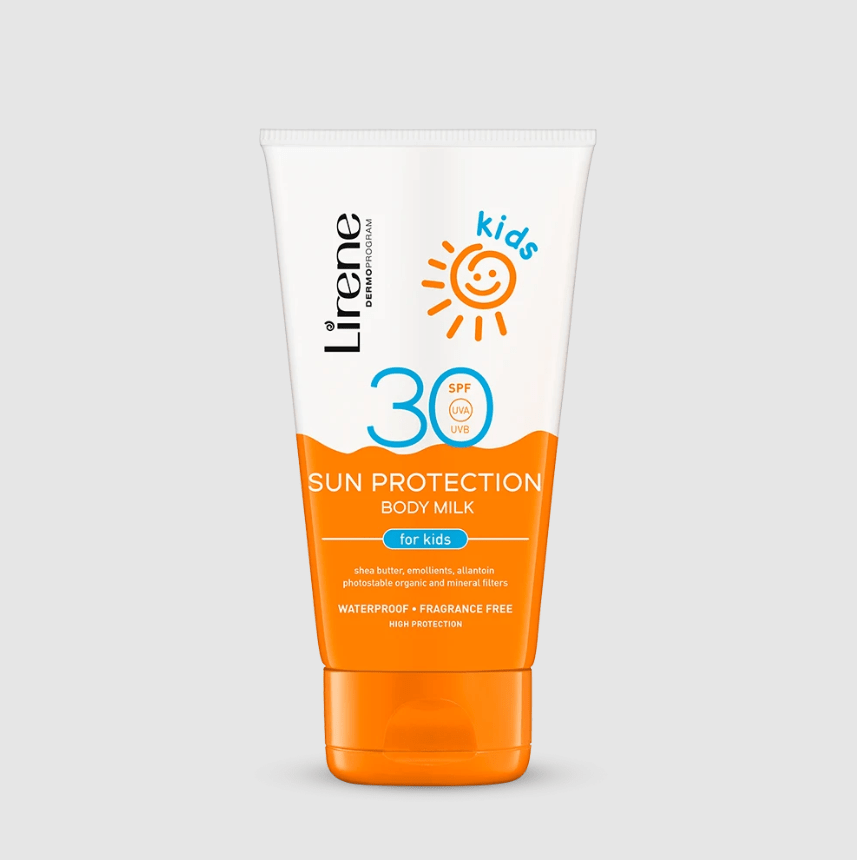 Lirene SUN KIDS Sun protection body milk for kids SPF 30 150 ml - Amar Pharma