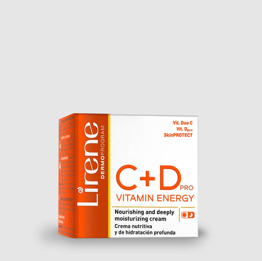 Lirene VITAMIN ENERGY С+D PRO Nourishing and deeply moisturising cream 50 ml - Amar Pharma