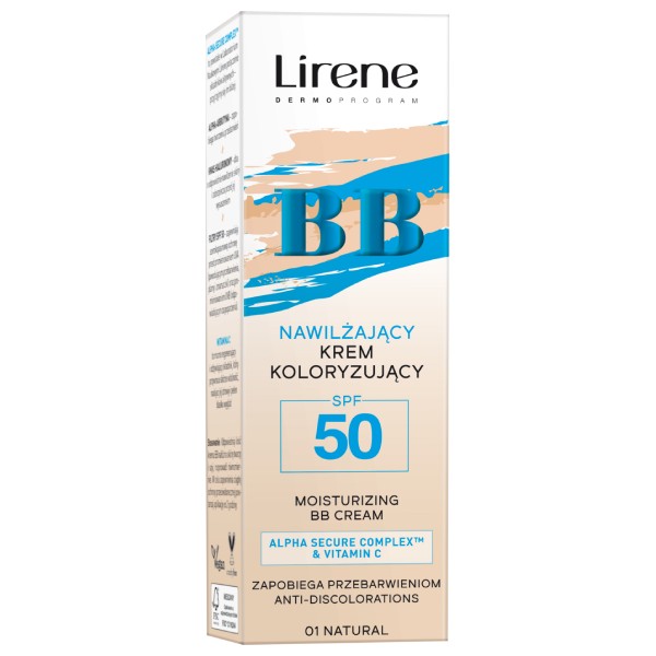 LIRENE BB moisturizing cream SPF50 30 ml - Amar Pharma