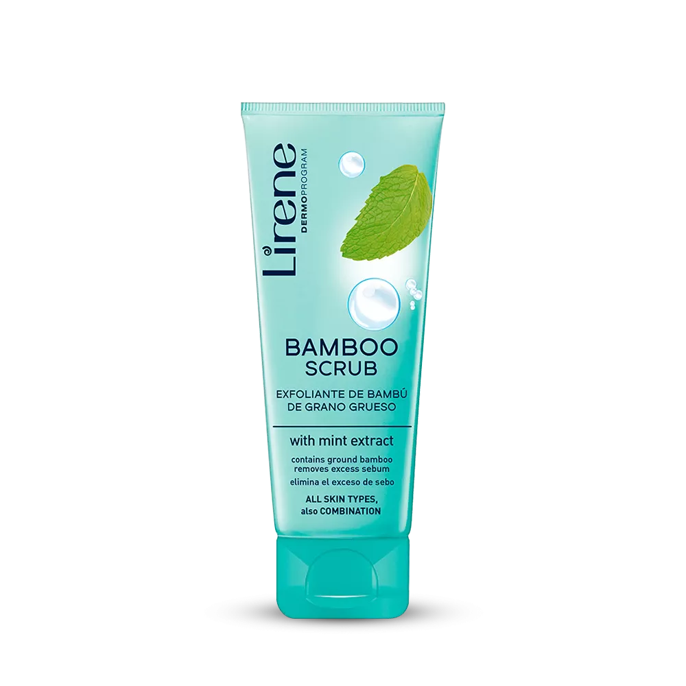 Lirene Coarse bamboo scrub with mint extract