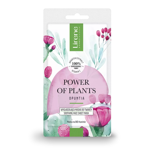 POWER OF PLANTS SOOTHING FACE SHEET MASK OPUNTIA - Amar Pharma