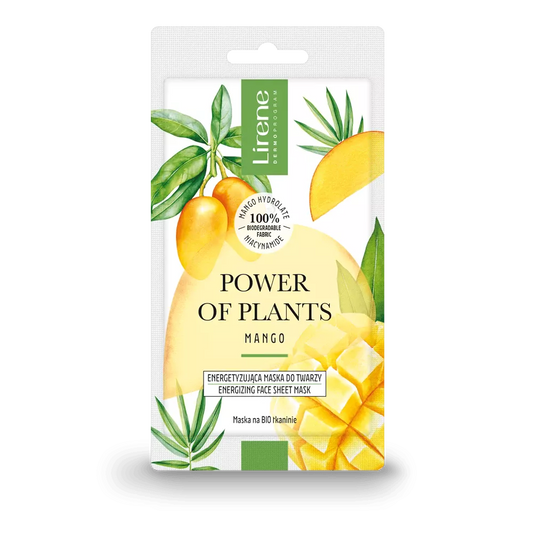 POWER OF PLANTS ENERGIZING FACE SHEET MASK MANGO