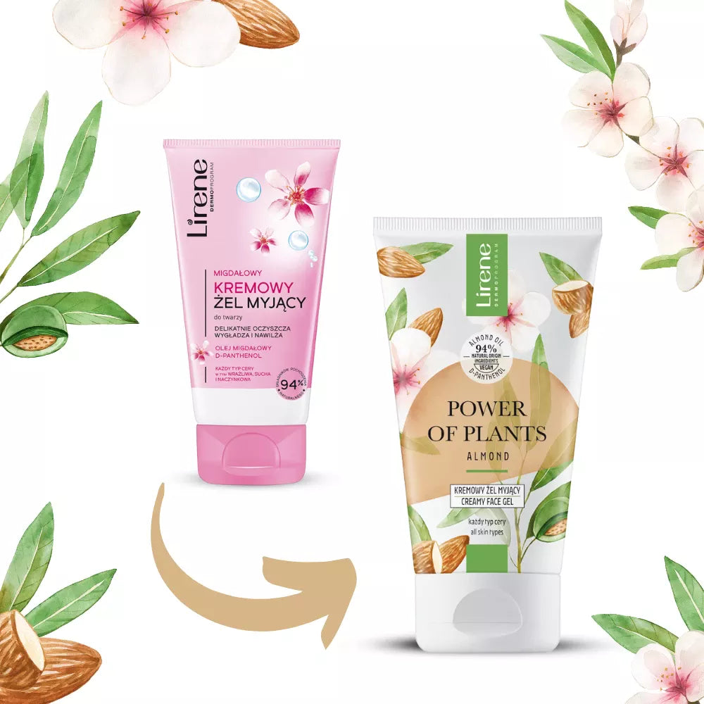 Power of Plants ALMOND Creamy face cleansing gel