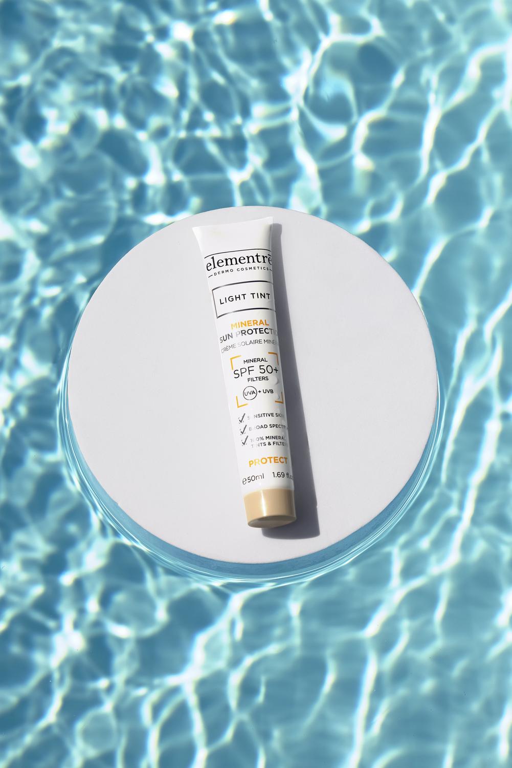 SPF 50+ Mineral Sun Protection - Light Tint elementrē dermo cosmetics