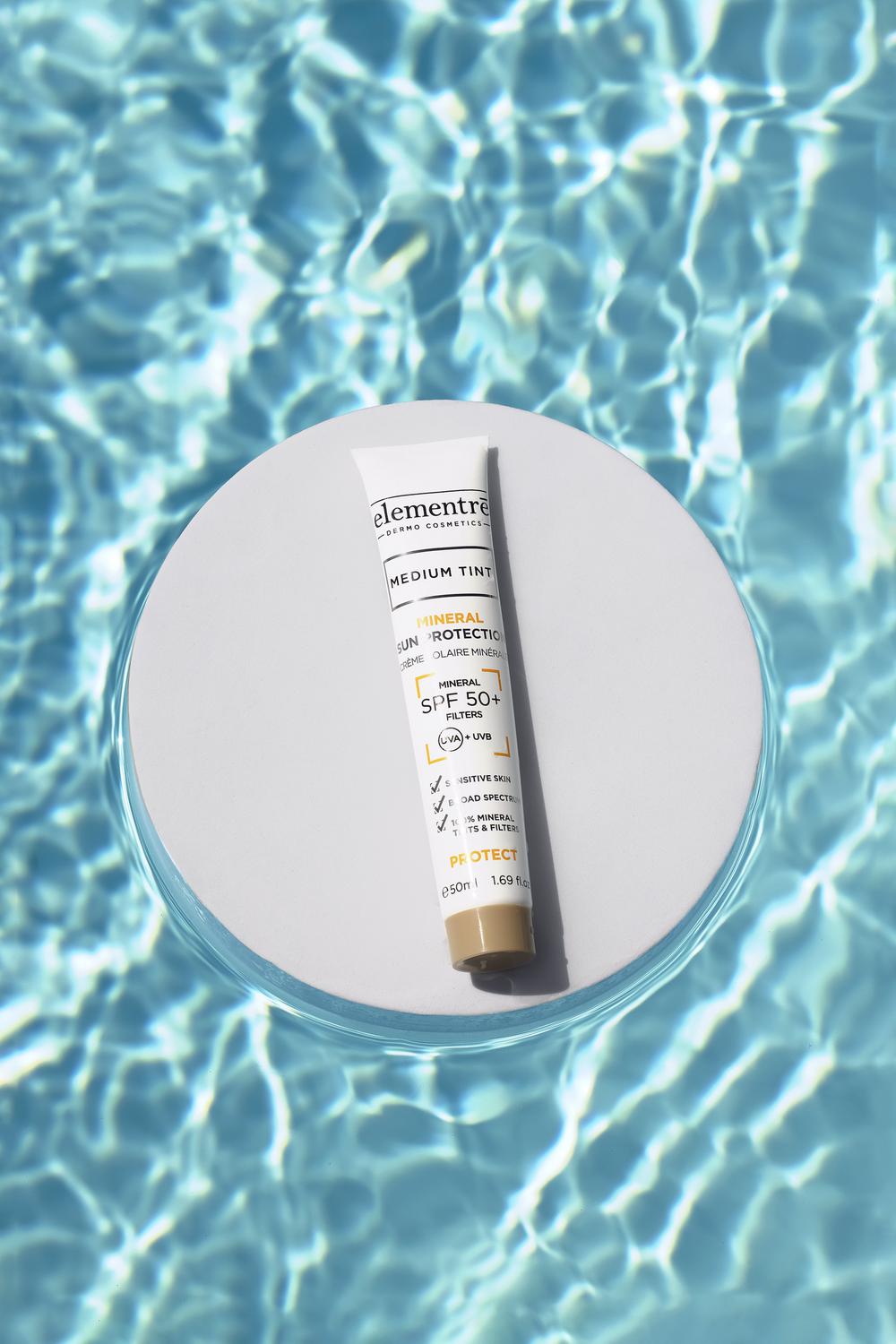SPF 50+ Mineral Sun Protection - Medium Tint elementrē dermo cosmetics