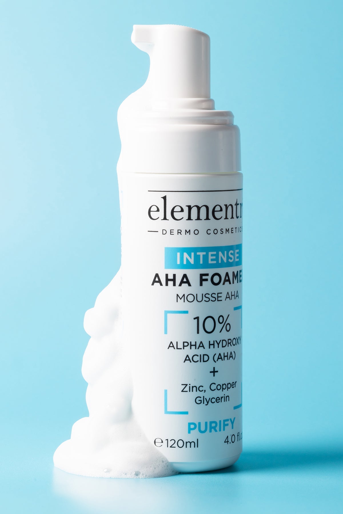 10% AHA Foamer Intense Cleanser elementrē dermo cosmetics 1 - PREPARE