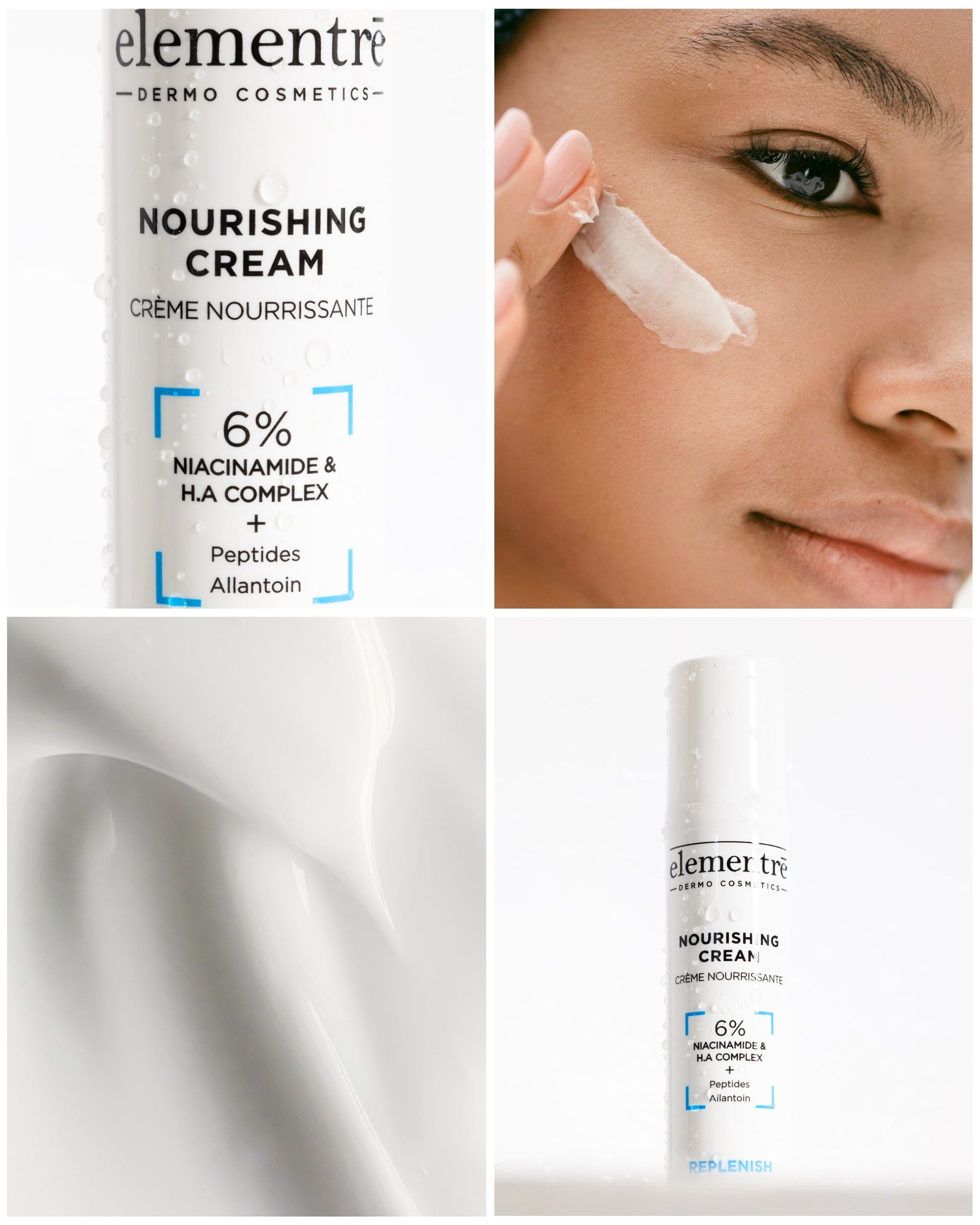 6% Niacinamide & Hyaluronic Acid Complex Nourishing Cream elementrē dermo cosmetics 3 - ENHANCE