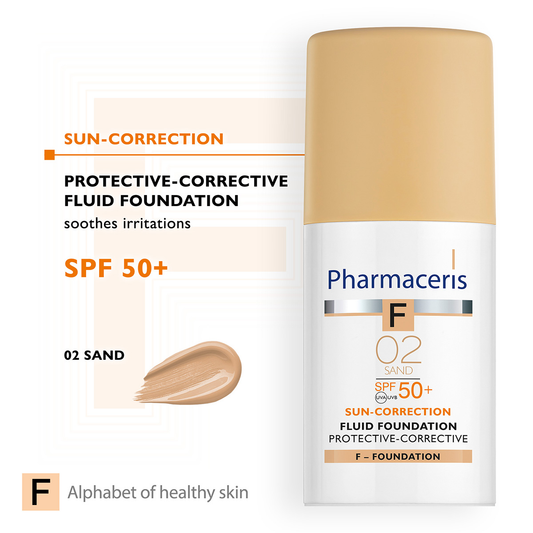 PROTECTIVE-CORRECTIVE SPF 50+ FLUID FOUNDATION - SAND 02