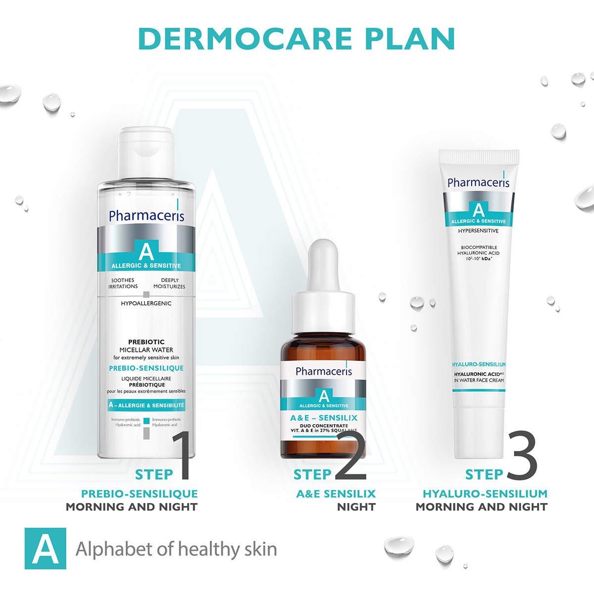 Prebio-Sensilique Ujë Micelar për lëkurë jashtëzakonisht të ndjeshme Pharmaceris Ujë Micelar