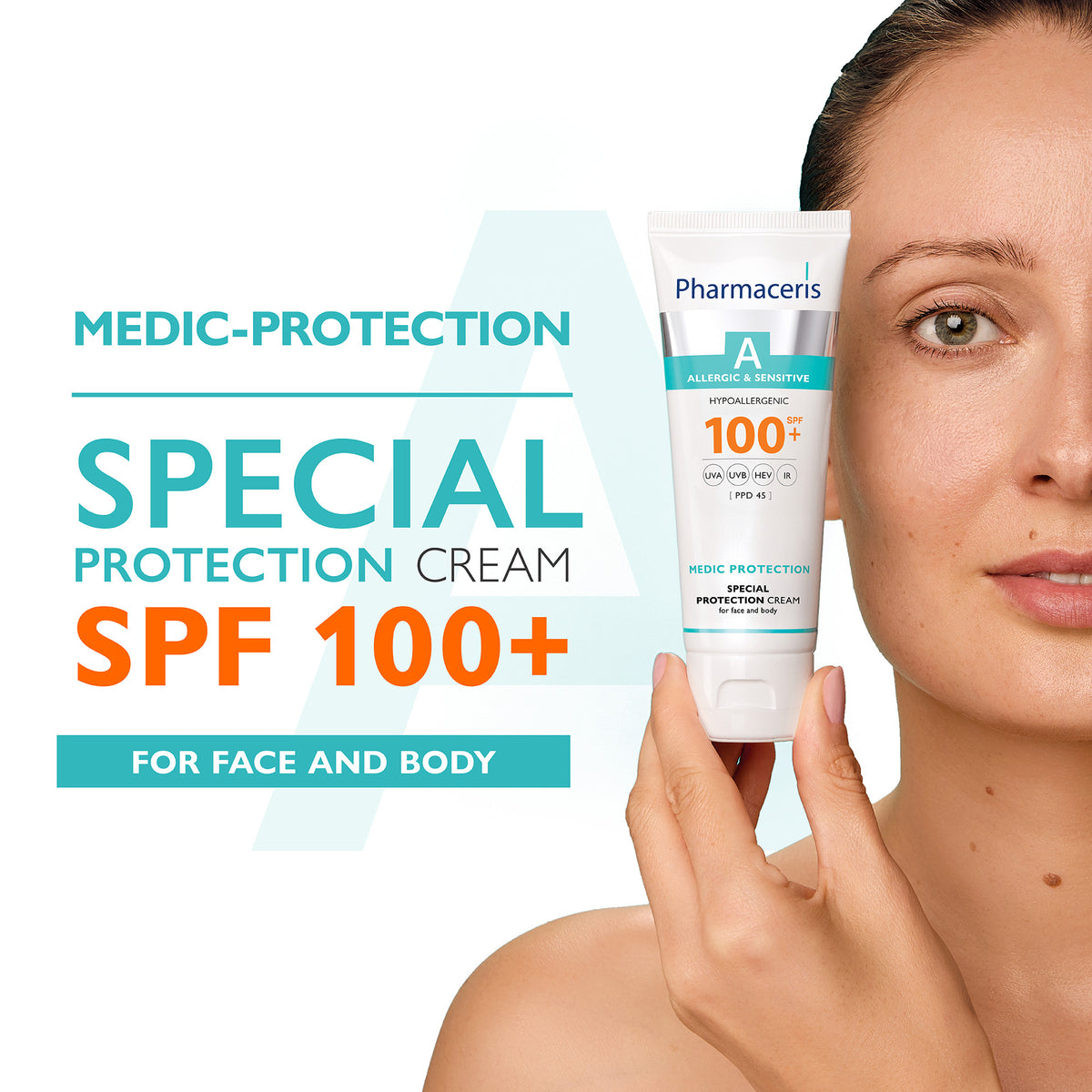 MEDIC PROTECTION SPF 100+ Pharmaceris Krem Dielli