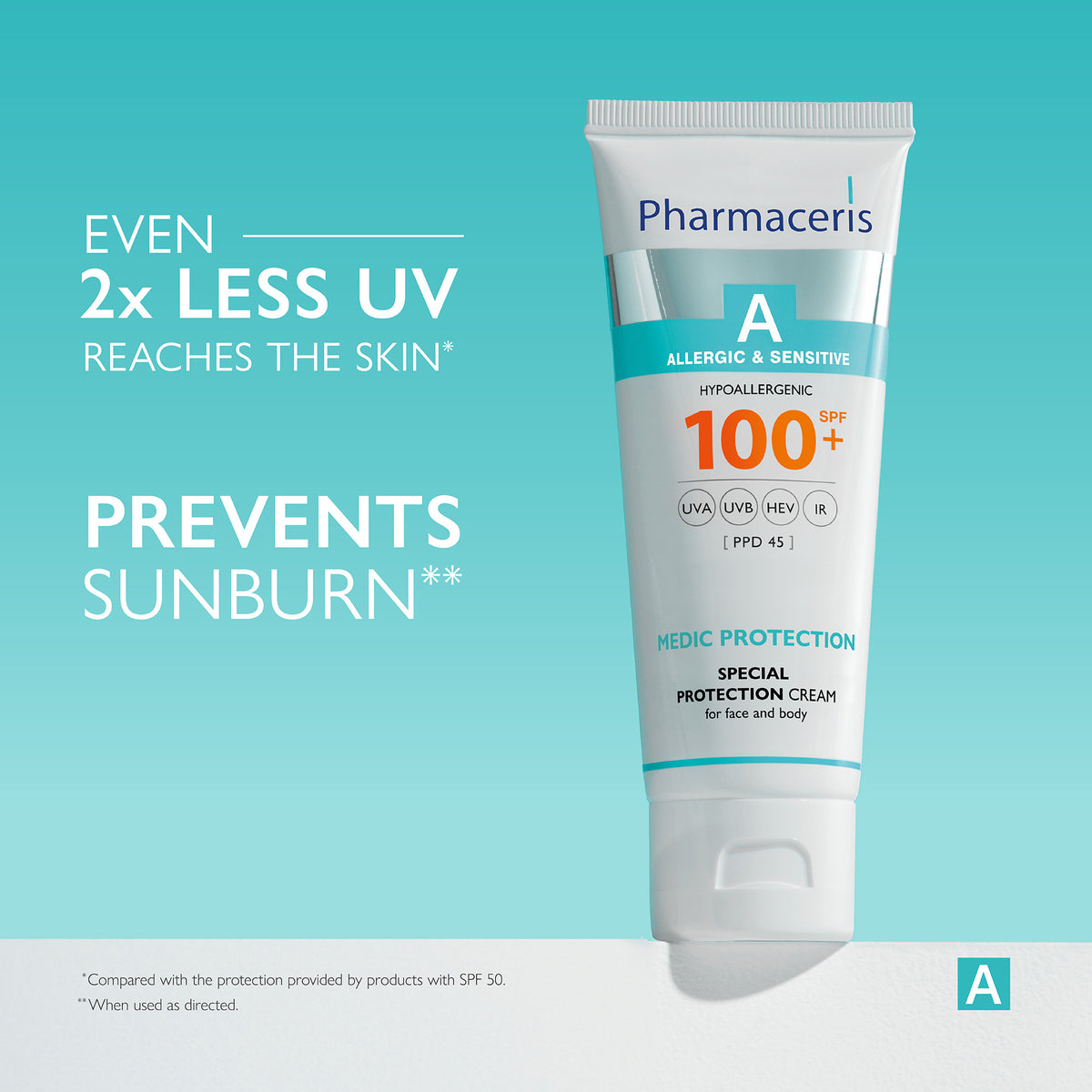 MEDIC PROTECTION SPF 100+ Pharmaceris Krem Dielli