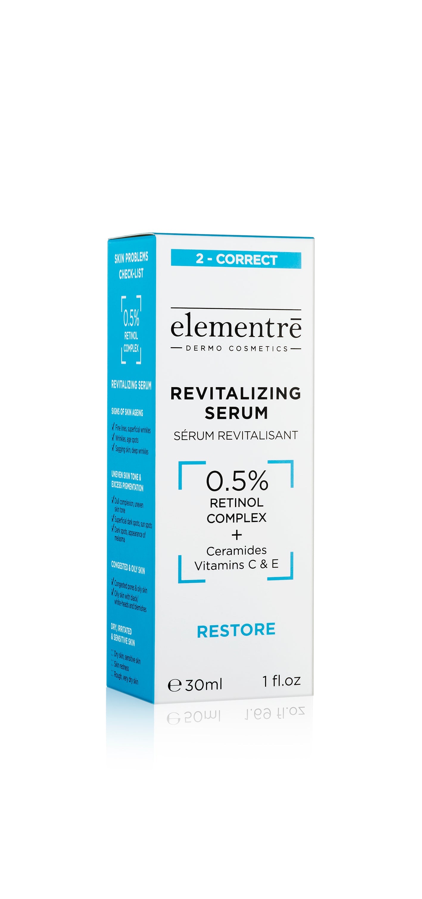 0.5% Retinol Revitalizing Serum elementrē dermo cosmetics 2 - CORRECT