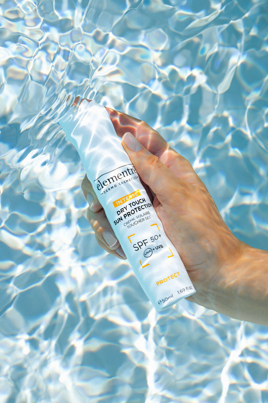 SPF 50+ Dry Touch Intense Sun Protection Cream elementrē dermo cosmetics