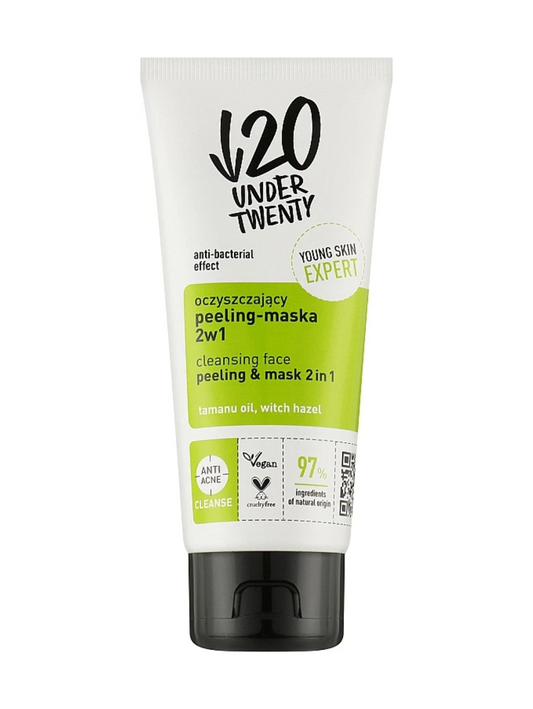Under20 Cleansing Face Peeling & Mask 2 IN 1 Under 20 Peeling Fytyre