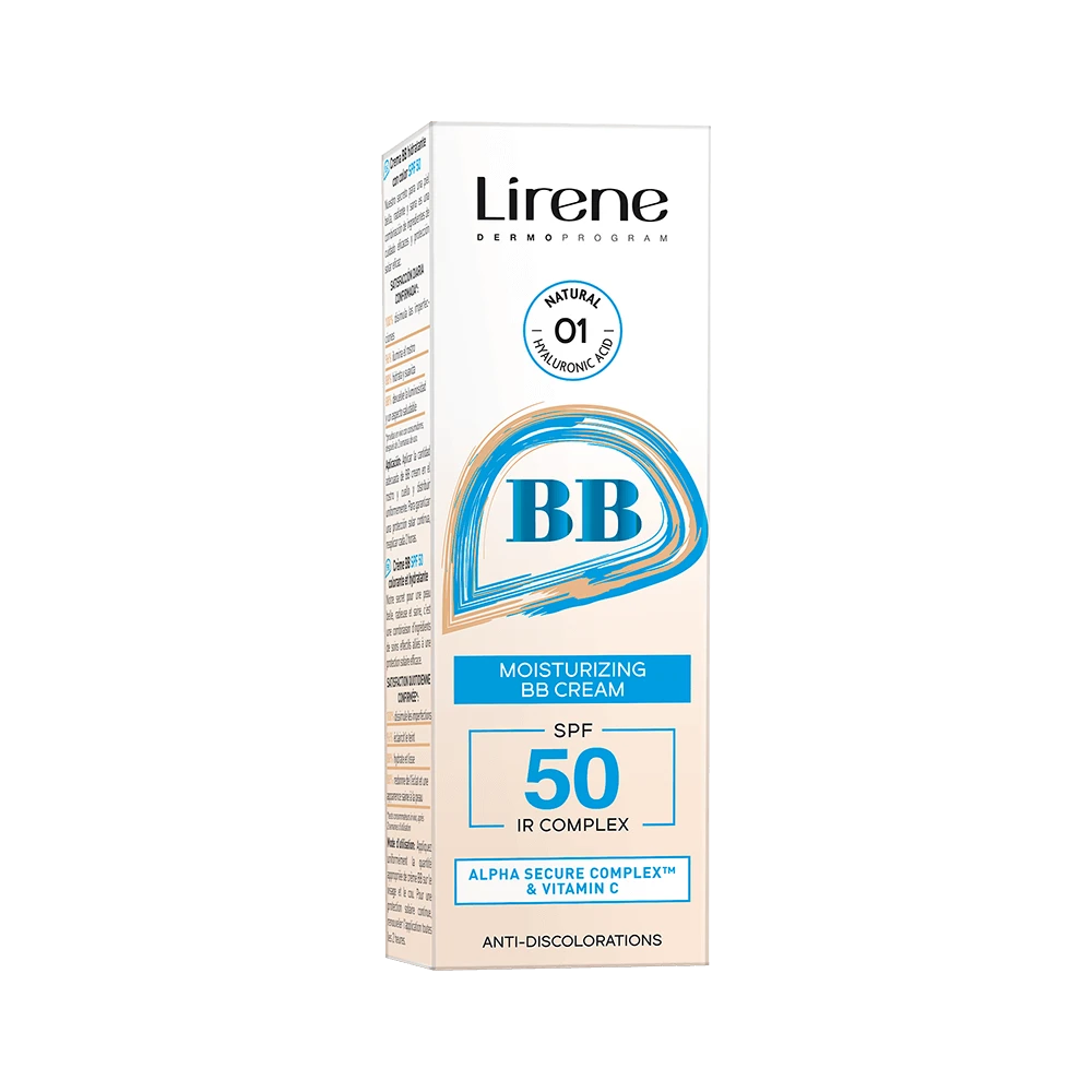 LIRENE BB moisturizing cream SPF50 30 ml Lirene Krem BB