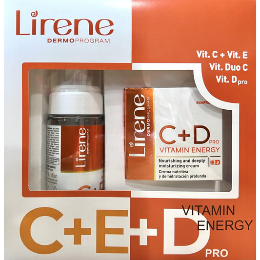 Lirene Set C+D+E – Mousse pastruese 150 ml + Krem fytyre 50 ml