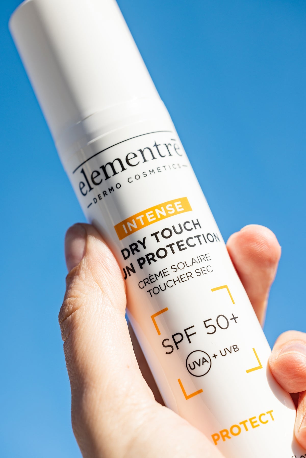 SPF 50+ Dry Touch Intense Sun Protection Cream elementrē dermo cosmetics