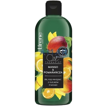 Lirene OIL THERAPIST Shower gel with mango oil MANGO & ORANGE 400 ml