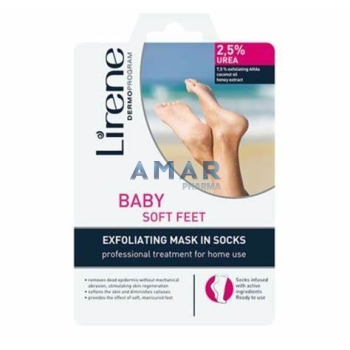 Baby soft feet mask in socks