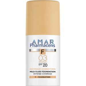 MILD FLUID FOUNDATION SPF 20 intense coverage COVERAGE-CORRECTION 03 BRONZE 30 ml