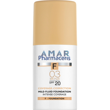 MILD FLUID FOUNDATION SPF 20 intense coverage COVERAGE-CORRECTION 03 BRONZE 30 ml