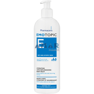 EMOTOPIC HYDRATING AND LIPID-REPLENISHING BODY BALM for daily care preventing dry skin and recurring dryness 190 ml