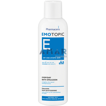 EMOTOPIC EVERYDAY BATH EMULSION strengthens the natural hydrolipid barrier 200 ml