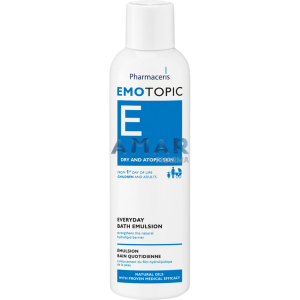 EMOTOPIC EVERYDAY BATH EMULSION strenghtens the natural hydrolipid barrier 400 ml