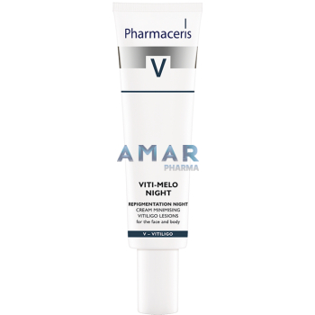 REPIGMENTATION NIGHT CREAM MINIMISING VITILIGO LESIONS for face and body VITI-MELO NIGHT 40 ml