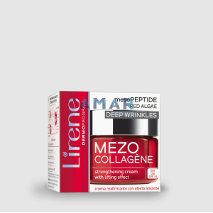 Lirene MEZO COLLAGÈNE Strengthening day cream with lifting effect and SPF 10 mesoPEPTIDE RED ALGAE 50 ml