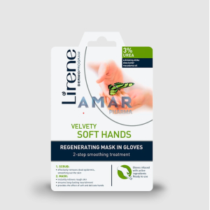 Lirene Regenerating gloves two-stage smoothing PEELING + MASK 1 pc.