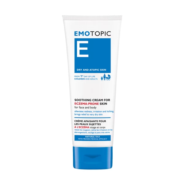 101 EMOTOPIC SOOTHING CREAM FOR ECZEMA PRONE SKIN for face and body 75 ml 1 <ul style="list-style-type:square;"> <li>recommended by the Polish Pediatric Society from the 1st day of life</li> </ul>