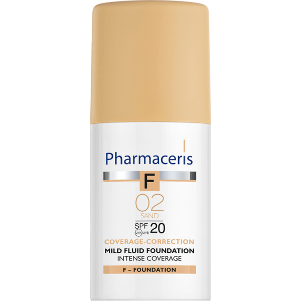 111 MILD FLUID FOUNDATION SPF 20 intense COVERAGE CORRECTION 02 SAND 30 ml 1 <ul style="list-style-type:square;"> <li>100% minimizes blood vessels appearance</li> <li>97% evens out the skin tone</li> <li>high tolerance and efficacy</li> <li>dermatologically tested</li> </ul>