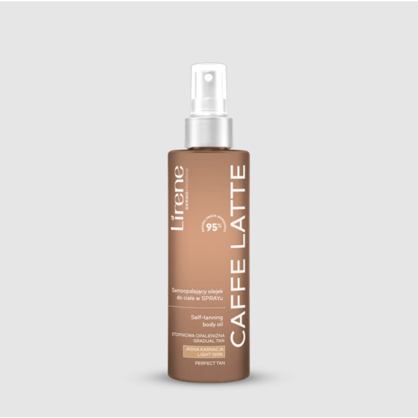 219 Lirene PERFECT TAN Self tanning body oil CAFFE LATTE 190 ml 1 <p style="margin-top:0px;margin-bottom:0px;font-family:'PT Sans', 'system-ui', '-apple-system', 'Segoe UI', Roboto, 'Helvetica Neue', Arial, 'Noto Sans', 'Liberation Sans', sans-serif, 'Apple Color Emoji', 'Segoe UI Emoji', 'Segoe UI Symbol', 'Noto Color Emoji';font-size:16px;background-color:#ffffff;">95% NATURAL ORIGIN INGREDIENTS</p> <p style="margin-top:0px;margin-bottom:0px;font-family:'PT Sans', 'system-ui', '-apple-system', 'Segoe UI', Roboto, 'Helvetica Neue', Arial, 'Noto Sans', 'Liberation Sans', sans-serif, 'Apple Color Emoji', 'Segoe UI Emoji', 'Segoe UI Symbol', 'Noto Color Emoji';font-size:16px;background-color:#ffffff;"></p> <p style="margin-top:0px;margin-bottom:0px;font-family:'PT Sans', 'system-ui', '-apple-system', 'Segoe UI', Roboto, 'Helvetica Neue', Arial, 'Noto Sans', 'Liberation Sans', sans-serif, 'Apple Color Emoji', 'Segoe UI Emoji', 'Segoe UI Symbol', 'Noto Color Emoji';font-size:16px;background-color:#ffffff;">GRADUAL TAN</p>