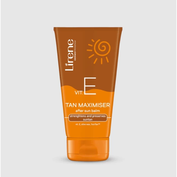 241 Lirene SUN After sun balm TAN MAXIMISER 150 ml 1 <p>Përbërja e lëndëve ushqyese aktive siguron kujdes efektiv për lëkurën e nxirë dhe i siguron asaj përbërës thelbësorë që zgjasin dhe forcojnë nxirjen nga dielli, duke e lënë lëkurën të butë dhe të butë.</p>