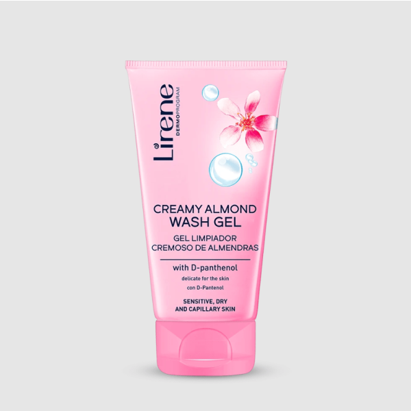 263 Lirene Creamy almond wash gel with D Panthenol 150 ml 1 <p>Creamy almond wash gel contains a soothing bio-formula which cleanses the skin gently yet effectively, removing make-up and all kinds of impurities.</p>